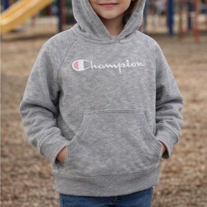Champion Heather Gray Pullover Hoodie